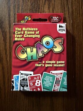TDC Games The‎ Chaos Card Game of Everchanging Rules Complete VG